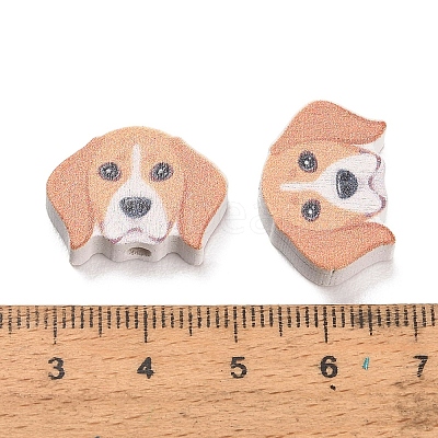 Printed Wood Beads WOOD-D289-01F-1
