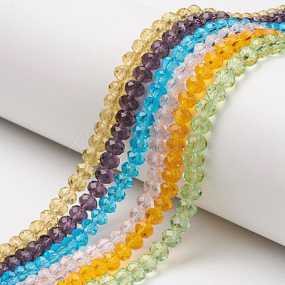Glass Beads Strands EGLA-A034-T6mm-D-1