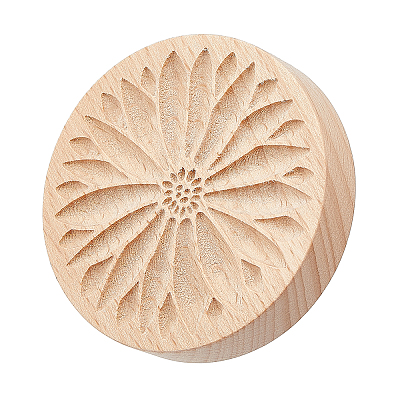 Beech Wood Cookie Molds AJEW-WH0083-45A-1