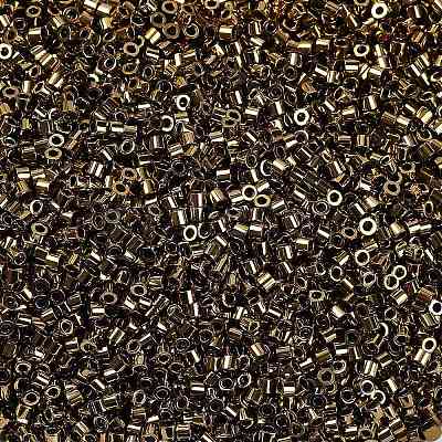 Electroplate Glass Seed Beads SEED-H003-10G-1