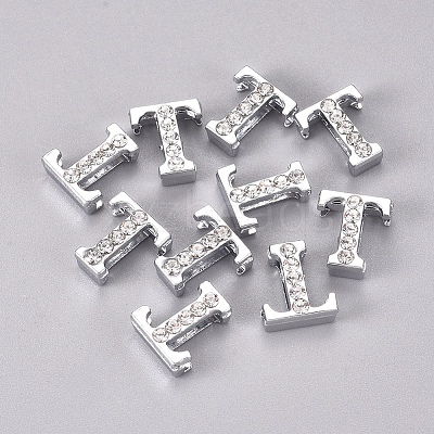 Alloy Slide Charms LS-PALLOY-WH0066-21T-1