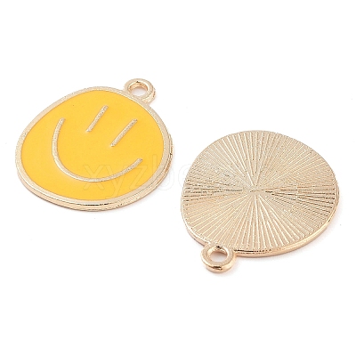 Alloy Enamel Pendants PALLOY-S192-03G-05-1