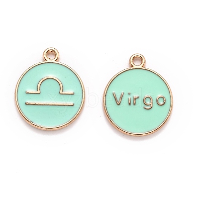 Alloy Enamel Pendants ENAM-S124-01A-15-1