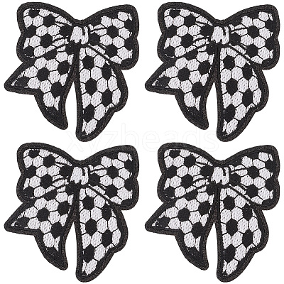 9Pcs Polyester Embroider Thread Iron on/Sew On Patches PATC-CY0001-62-1