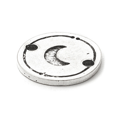 Tibetan Style Alloy Connector Charms PALLOY-D017-03A-AS-1