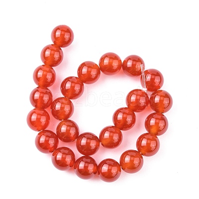Natural Carnelian Beads Strands X-G-C076-8mm-2A-1