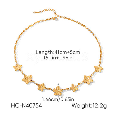 304 Stainless Steel Link Chain Necklaces for Women WGCEAC0-01-1