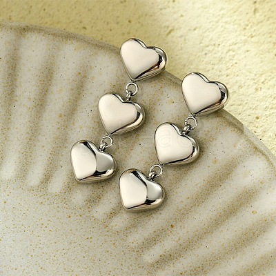 Non-Tarnish 304 Stainless Steel Stud Earrings EJEW-S226-10P-01-1