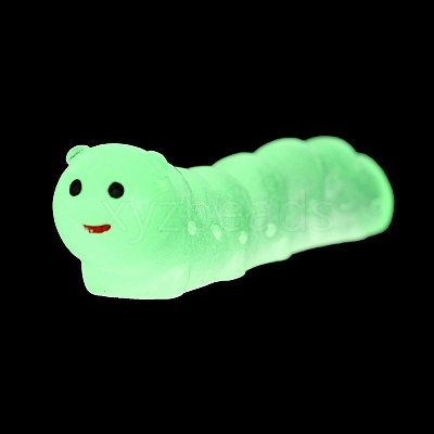 Luminous Resin Worm Ornament DJEW-R011-01C-02-1