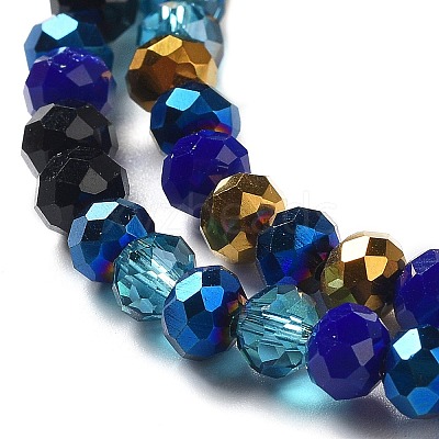Glass Beads Strands EGLA-A034-M6mm-36-1
