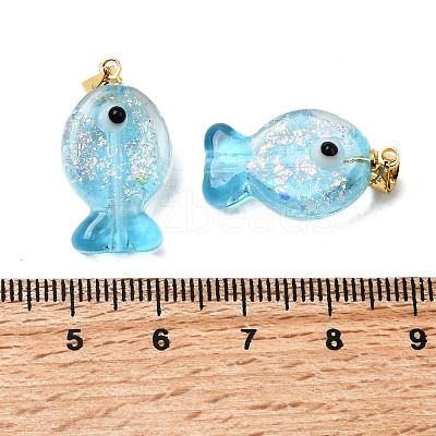 Handmade Dichroic Foil Lampwork Pendants X1-DICH-G001-01G-07-1