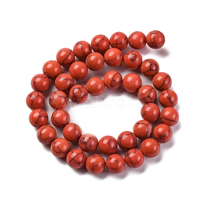 Synthetic Turquoise Beads Strands G-L605-G01-03D-1