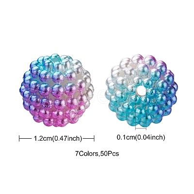 Imitation Pearl Acrylic Beads OACR-FS0001-29-1