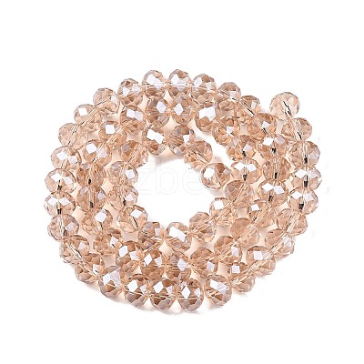 Electroplate Glass Beads Strands LS-EGLA-A044-T8mm-A20-1