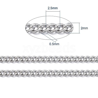 Brass Twisted Chains CHC-S095-P-NF-1