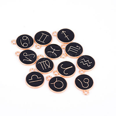 Alloy Enamel Pendants ENAM-WH0047-50G-B-1