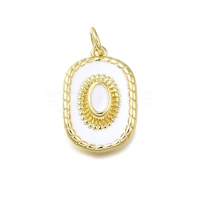 Brass Enamel Pendants X-KK-K400-20G-01-1