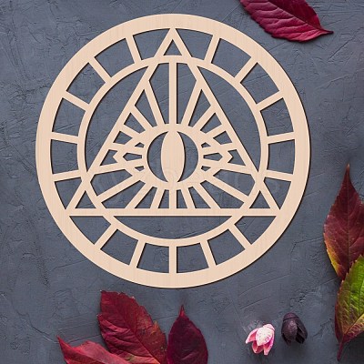 Laser Cut Wooden Wall Sculpture WOOD-WH0101-009-1