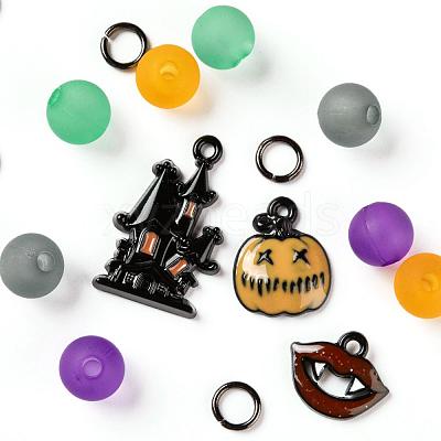 DIY Halloween Theme Bracelet Making Kits DIY-LS0002-70-1