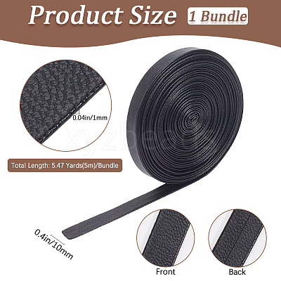 5M Folding PU Leather Flat Cord OCOR-WH20012-14B-02-1