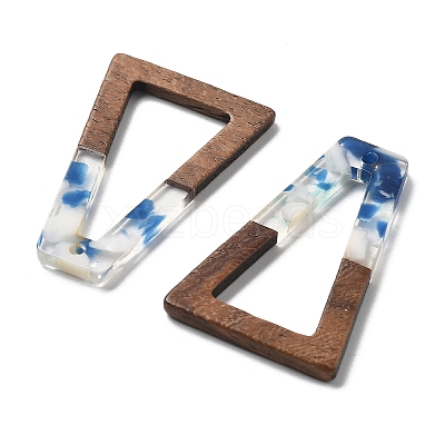 Resin and Walnut Pendants FIND-R051-03B-1