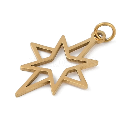 304 Stainless Steel Pendants STAS-L279-034G-1