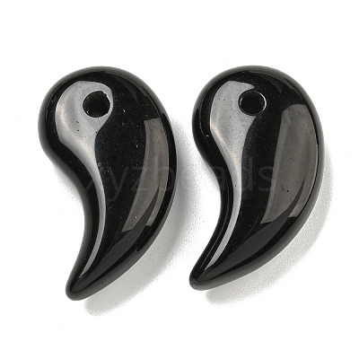 Natural Obsidian Pendants G-K338-23A-1
