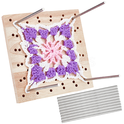 Wood Crochet Blocking Board DIY-BC0006-37-1