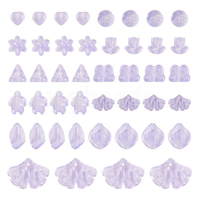 125G Gradient Color Transparent Glass Beads GLAA-TA0003-58E-1