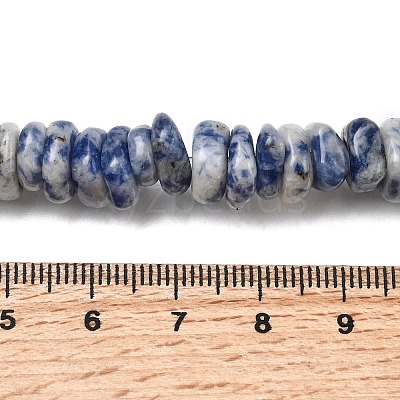 Natural Blue Spot Jasper Beads Strands G-A285-A10-01-1