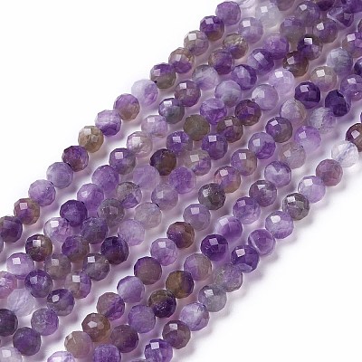 Natural Amethyst Beads Strands X-G-L581A-001-1