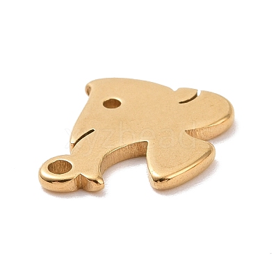 304 Stainless Steel Charms STAS-G287-07G-1