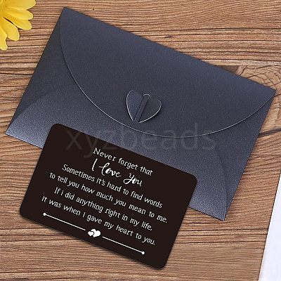 Stainless Steel Blank Thermal Transfer Cards and Paper Envelopes DIY-FG0001-74D-1
