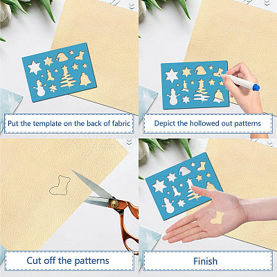 Acrylic Earring Handwork Template DIY-WH0359-036-1