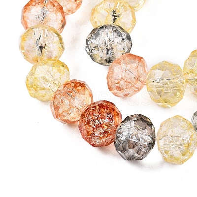 Transparent Glass Beads Strands GLAA-T023-6mm-A10-1