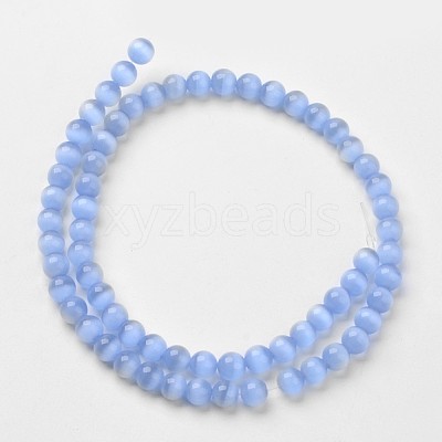 Cat Eye Beads Strands X-CER53-1