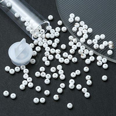 6/0 Opaque Glass Seed Beads SEED-YW0002-13Q-1