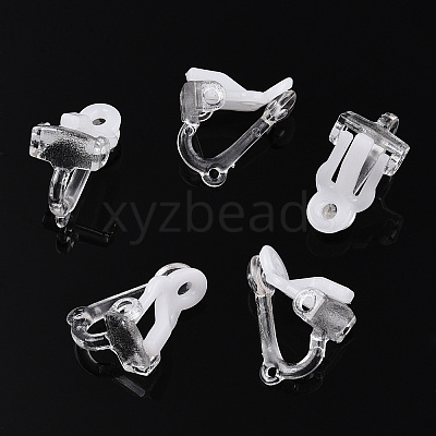 Plastic Clip-on Earring Findings FIND-R039-04-A01-1