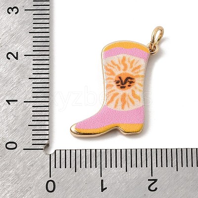 Printed Brass Pendants KK-H253-01B-G03-1