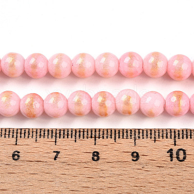 Natural Mashan Jade Beads Strands G-A255-A01-02B-1