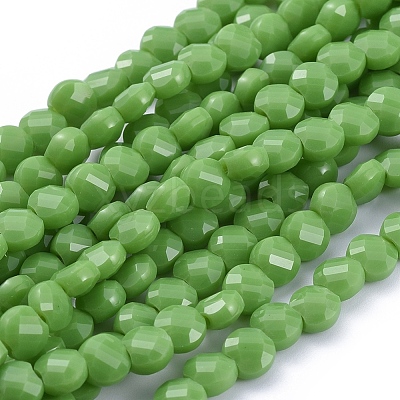 Glass Beads Strands EGLA-J149-B06-1