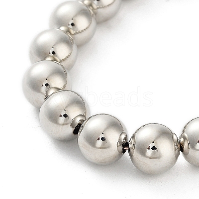 Brass Beaded Necklaces NJEW-L170-08A-P-1
