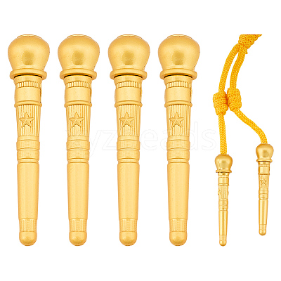 4Pcs Alloy End Caps DIY-MA0006-67G-03-1