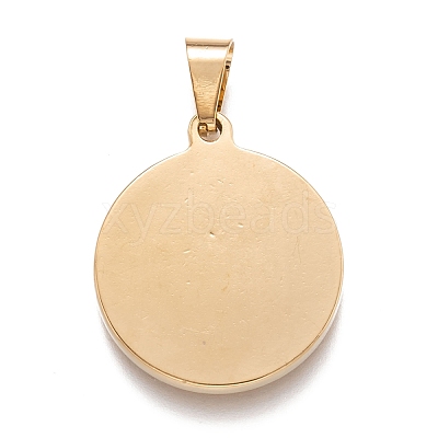 304 Stainless Steel Pendants STAS-J036-020G-1