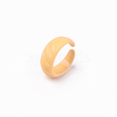 Spray Painted Alloy Cuff Rings X-RJEW-T011-31A-RS-1