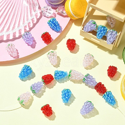 3Pcs Handmade Lampwork Beads LAMP-YW0001-73A-01-1
