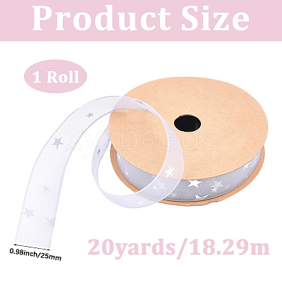 Polyester Ribbons SRIB-WH20020-035C-1