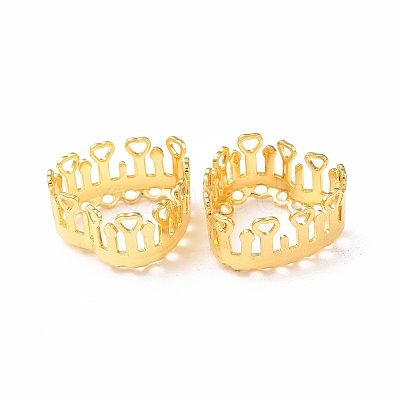 Brass Sew on Prong Settings KK-G461-08D-G-1