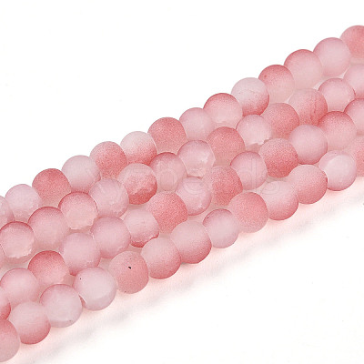 Crackle Glass Beads Strands GLAA-N009-4mm-03-1