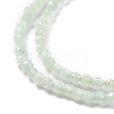Natural Green Beryl Beads Strands G-D463-03-1